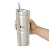 Picture of bubba Envy S Vacuum-Insulated Stainless Steel Tumbler with Straw, 24 oz., Clear Lid