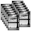 Picture of MCS Format Front-Loading Gallery Wall Frame Set, 3.5 x 5 Inch, 3.5 x 5 in, Black