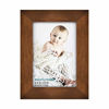 Picture of RPJC 5x7 Picture Frames Made of Solid Wood High Definition Glass for Table Top Display and Wall Mounting Photo Frame Brown