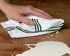 Picture of Sticky Toffee Cotton Terry Kitchen Dishcloth, 8 Pack, 12 in x 12 in, Dark Green Stripe