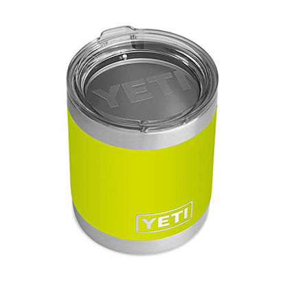 Picture of YETI Rambler 10 oz Lowball, Vacuum Insulated, Stainless Steel with Standard Lid, Chartreuse