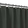 Picture of Waffle Weave Shower Curtain Hotel Luxury Spa, 230 GSM Heavy Duty Fabric & No Blowing, Water Repellent and Machine Washable - Graphite Gray, 71"x72"