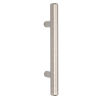 Picture of Amazon Basics Euro Bar Cabinet Handle (1/2-inch Diameter), 5.38-inch Length (3-inch Hole Center), Satin Nickel, 25-Pack