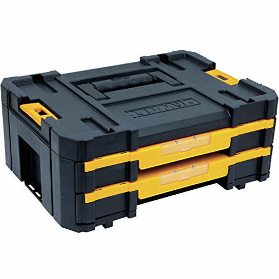 Picture of DEWALT TSTAK Tool Storage Organizer, Double Drawers (DWST17804)