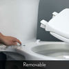 Picture of Mayfair 15EC 034 Removable Soft Toilet Seat that will Never Loosen, ROUND - Premium Hinge, Sky Blue