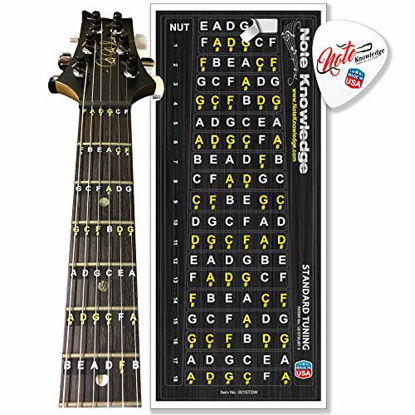 Picture of Learn Guitar Fretboard Note Map Decals/Stickers