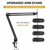 Picture of InnoGear Microphone Arm Stand, Heavy Duty Mic Arm Microphone Stand Suspension Scissor Boom Stands with Mic Clip and Cable Ties for Blue Yeti Snowball and Blue Yeti Nano(Large)