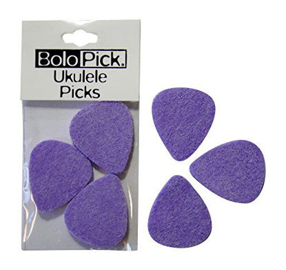 Picture of BoloPick Felt Picks for Ukulele (Purple)