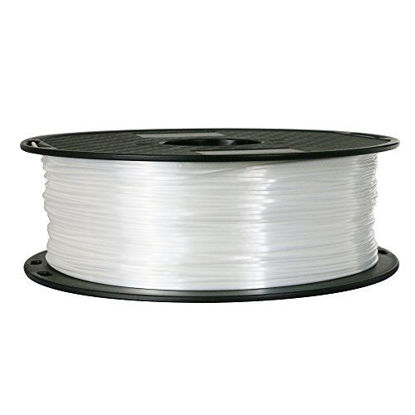 Picture of CC3D Silk White 3D Printer PLA Filament 1.75 mm 1KG Spool 2.2 LBS 3D Printing Silky Shine PLA Shiny Pearl White Material CC3D Also Shiny Silk Gold Silver Copper