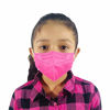 Picture of M95c Disposable 5-Layer Efficiency Protective Kid/Toddler Face Mask Breathable Material and Comfortable Earloop Made in USA 5 Units (Hot Pink)