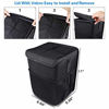 Picture of Hanging Car Trash Can Bin - PowerTiger Car Garbage Cans Bag with Lid & 3 Mesh Storage Pockets 2.64 Gallon