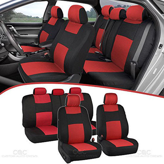 Bdk black car seat deals covers full set