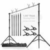 Picture of LimoStudio, 12ft (W) x 10ft (H) Backdrop Muslin Support Structure System Strong and Stable 12.4 ft. Backdrop Stand, Premium Quality Carry Bag, Photo Video Studio, AGG1782