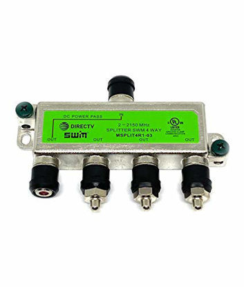 Picture of DirecTv MSPLIT4R1-03 Approved WNC 4-Way Wide Band SWM Splitter
