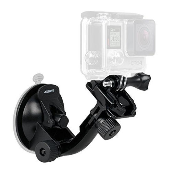 Picture of Sametop Suction Cup Mount Compatible with Gopro Hero 9, 8, 7, 6, 5, 4, Session, 3+, 3, 2, 1, Hero (2018), Fusion, DJI Osmo Action Cameras; Perfect for Car Windshield and Window