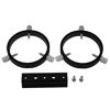 Picture of Astromania Adjustable Guiding Scope Ring Set with Plate - 80 mm Inside Diameter (Pair) - for Telescope Tube Diameter or Finders 53 to 79mm