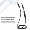 Picture of Ancable Replacement 3.5mm Headset Audio Cable Compatible with Skullcandy Headphone, 3.5mm Stereo Cord with Mic and Volume Control for Skullcandy Crusher, Hesh, Hesh 2, Hesh 3, Venue, Grind Headphones