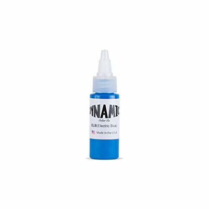 Picture of Dynamic Electric Blue Tattoo Ink Bottle 1oz