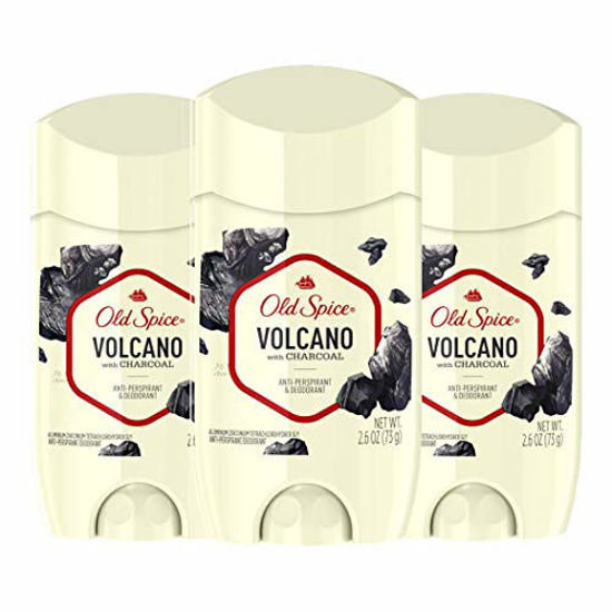 Picture of Old Spice Antiperspirant & Deodorant for Men, Volcano 3-Pack, 2.6 Oz, Amber