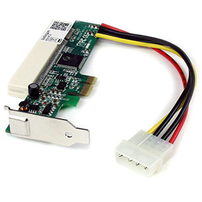 Picture of StarTech.com PCI Express to PCI Adapter Card - PCIe to PCI Converter Adapter with Low Profile / Half-Height Bracket (PEX1PCI1)