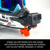 Picture of Dango Design Gripper Mount - Universal Clamp Mount for Action Cameras, Use as a Mount on Motorcycle, Powersports Helmets & More - Bomber Blue