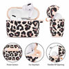 Picture of AIRSPO Silicone Cover Compatible AirPods Pro Case Floral Print Protective Case Skin for Apple Airpod Pro Charging Case 2019 LED Visible Shock-Absorbing Soft Slim Silicone Case (Leopard Print)