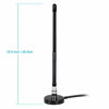 Picture of Bingfu CB Antenna 27MHz CB Radio Antenna Soft Whip Magnetic Base CB Antenna BNC & PL259 Male Compatible with Cobra Midland Uniden Maxon President Portable Handheld CB Radio Car Mobile Radio Scanner