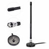 Picture of Bingfu CB Antenna 27MHz CB Radio Antenna Soft Whip Magnetic Base CB Antenna BNC & PL259 Male Compatible with Cobra Midland Uniden Maxon President Portable Handheld CB Radio Car Mobile Radio Scanner