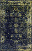 Picture of Unique Loom Sofia Collection Traditional Vintage Area Rug, 3' 3" x 5' 3", Navy Blue/Yellow