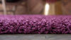 Picture of Unique Loom Solo Solid Shag Collection Modern Plush Eggplant Purple Area Rug (8' 0 x 10' 0)