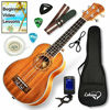 Picture of Ukulele Soprano Size Bundle From Lohanu (LU-S) 2 Strap Pins Installed FREE Uke Strap Case Tuner Picks Hanger Aquila Strings Installed Free Video Lessons BEST UKULELE BUNDLE DEAL Purchase Today!