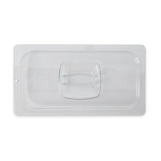 Picture of Rubbermaid Commercial Products Cold Food Standard Lid, 1/3 Size, Clear (FG121P23CLR)