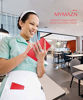 Picture of Mymazn Server Book for Waitress Book Serving Book Waiter Book Server Wallet Server Booklet Restaurant Waitstaff Organizer, Guest Check Book Holder Money Pocket Fit Server Apron (Red)