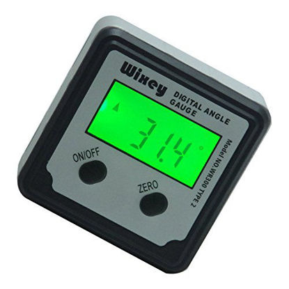 Picture of Wixey Digital Angle Gauge Type 2 with Magnetic Base and Backlight