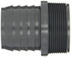 Picture of Spears 1436 Series PVC Tube Fitting, Adapter, Schedule 40, Gray, 3/4" Barbed x NPT Male