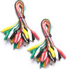 Picture of WGGE WG-026 10 Pieces and 5 Colors Test Lead Set & Alligator Clips,20.5 inches (2 Pack)