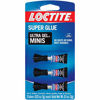 Picture of Loctite 1906107 Super Glue Ultra Gel Minis, Clear, 3-0.03 Oz. Squeeze Tubes Per, 1 Pack