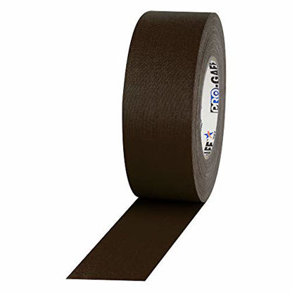 Picture of ProTapes Pro Gaff Premium Matte Cloth Gaffer's Tape With Rubber Adhesive, 11 mils Thick, 55 yds Length, 2" Width, Brown (Pack of 1)