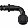 Picture of EVIL ENERGY 8AN 90 Degree Push Lock Hose Fitting End Black