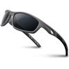 Picture of RIVBOS Polarized Sports Sunglasses Driving Sun Glasses Shades for Men Women Tr 90 Unbreakable Frame for Cycling Baseball Running Rb833 833-grey Polarized Lens