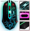 Picture of Gaming Keyboard and Mouse and Mouse pad and Gaming Headset, Wired LED RGB Backlight Bundle for PC Gamers and Xbox and PS4 Users - 4 in 1 Edition Hornet RX-250