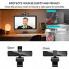 Picture of Webcam with Microphone and Privacy Cover, [Upgraded] Qtniue FHD Webcam 1080p, Desktop or Laptop and Smart TV USB Camera for Video Calling, Stereo Streaming and Online Classes