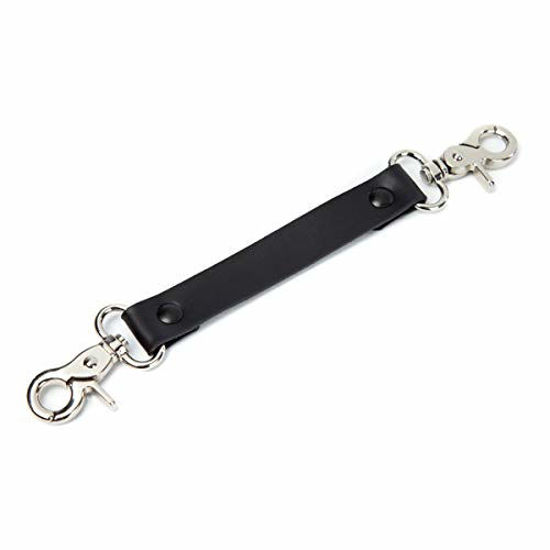 Picture of Leather Anti-Sway Strap for Radio Strap for Firefighters Radio Strap Anti-Sway Strap for Two Way Radio Case Compatible with Boston Leather Radio Holder