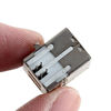 Picture of uxcell Shielded USB Type B Female Port 4 Pins PCB Mount Jack Connector Silver Tone