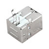 Picture of uxcell Shielded USB Type B Female Port 4 Pins PCB Mount Jack Connector Silver Tone