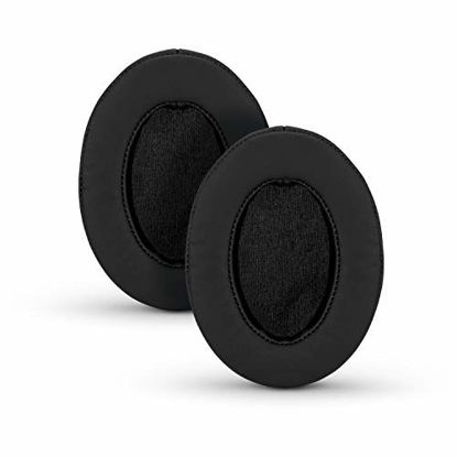 Picture of Brainwavz Ear Pads For ATH M50X, M50XBT, M40X, M30X, HyperX, SHURE, Turtle Beach, AKG, ATH, Philips, JBL, Fostex Replacement Memory Foam Earpads & Fits Many Headphones (see list), Black Oval