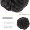 Picture of MORICA 2PCS Messy Bun Hair Scrunchies Messy Bun Hair Piece for Women Curly Wavy Scrunchy Updo Bun Extensions