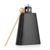 Picture of Vangoa 6 inch Metal Steel Cow Bell Noise Maker with Stick for Drumset Kit Percussion