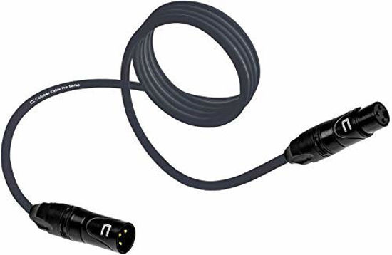 Getuscart Balanced Xlr Cable Male To Female Feet Black Pro Pin Microphone Connector