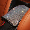 Picture of Forala Colorful Bling Car Armrest Cover Plush Auto Center Console Cushion Pad Sparkling Crystal Car Interior Accessories for Women,11.9 x7.4 inch